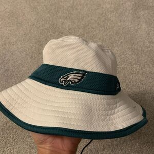 NFL Philadelphia Eagles Bucket Hat Outdoor Hat Green White One Size